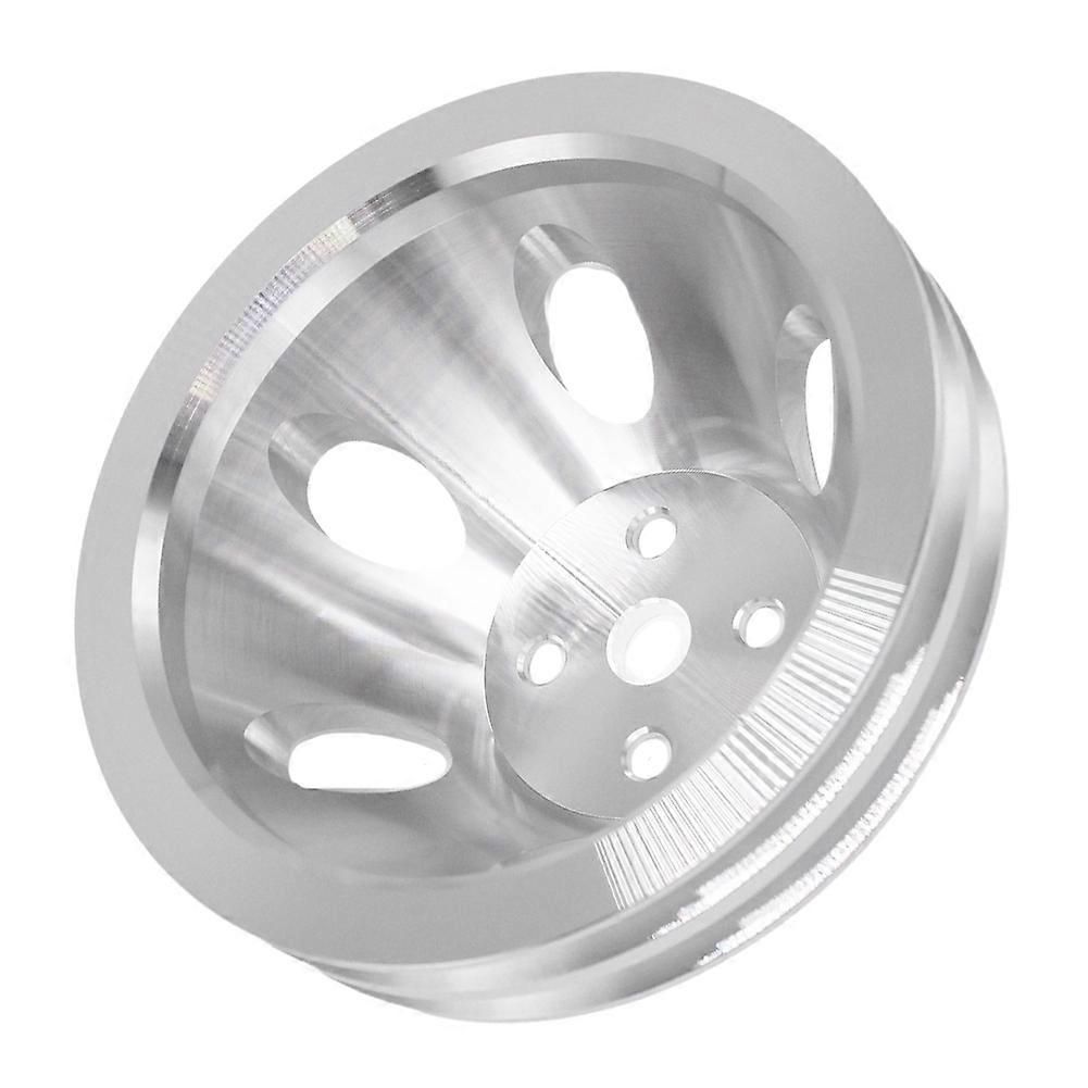 Aluminum Alloy Big Block Double Groove Water Pump Pulley for Chevy SWP BBC 396 454 2 Groove SWP Short Water Pump