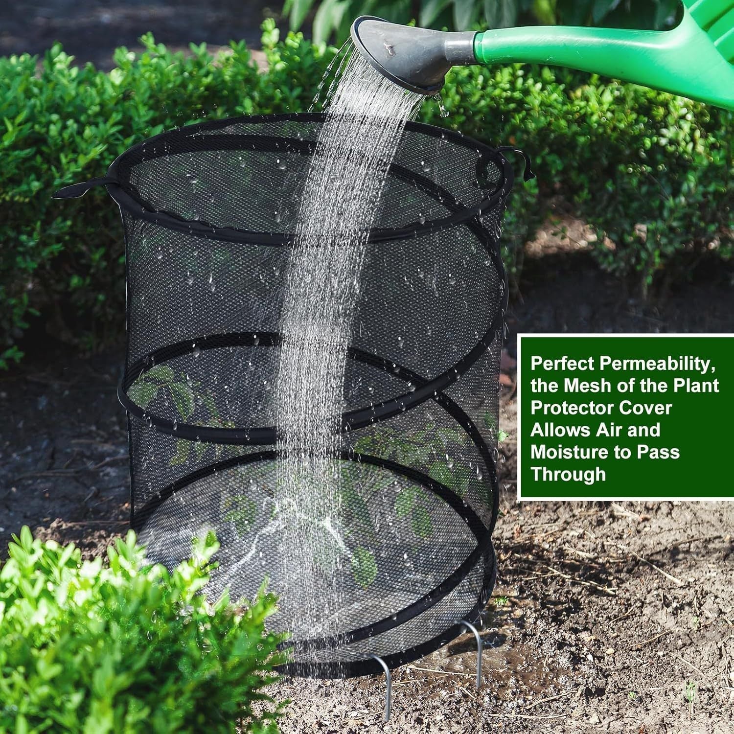Pop Up Tomato Accelerator Plant Protector Cage Mesh Plant Guard Cover Net Greenhouse