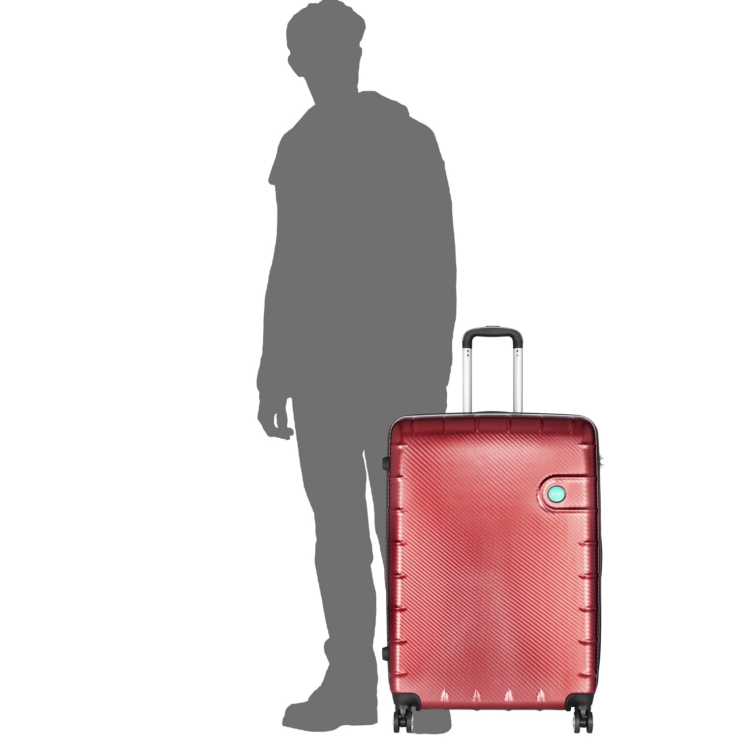 VIP LISBON 4 Wheel Luggage Bag