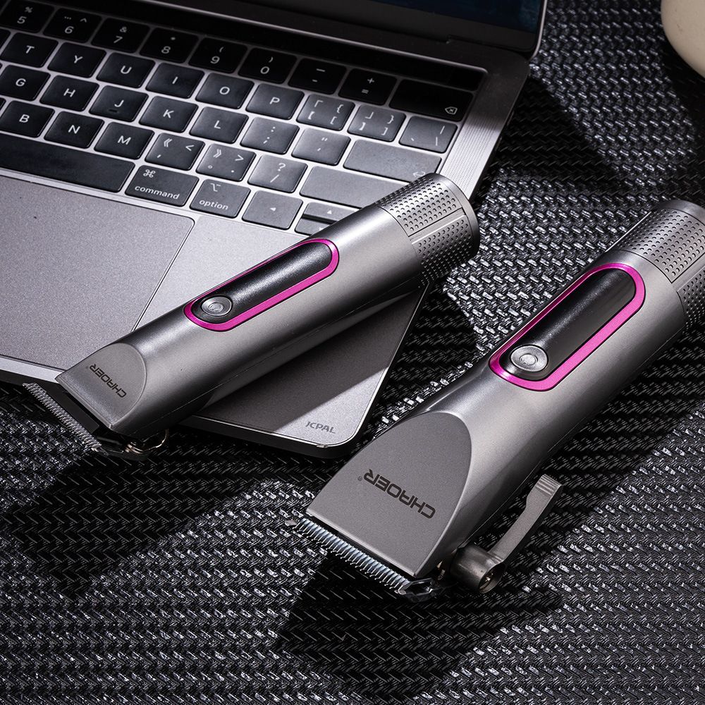 Hair Clipper with LCD Display and Guide Combs