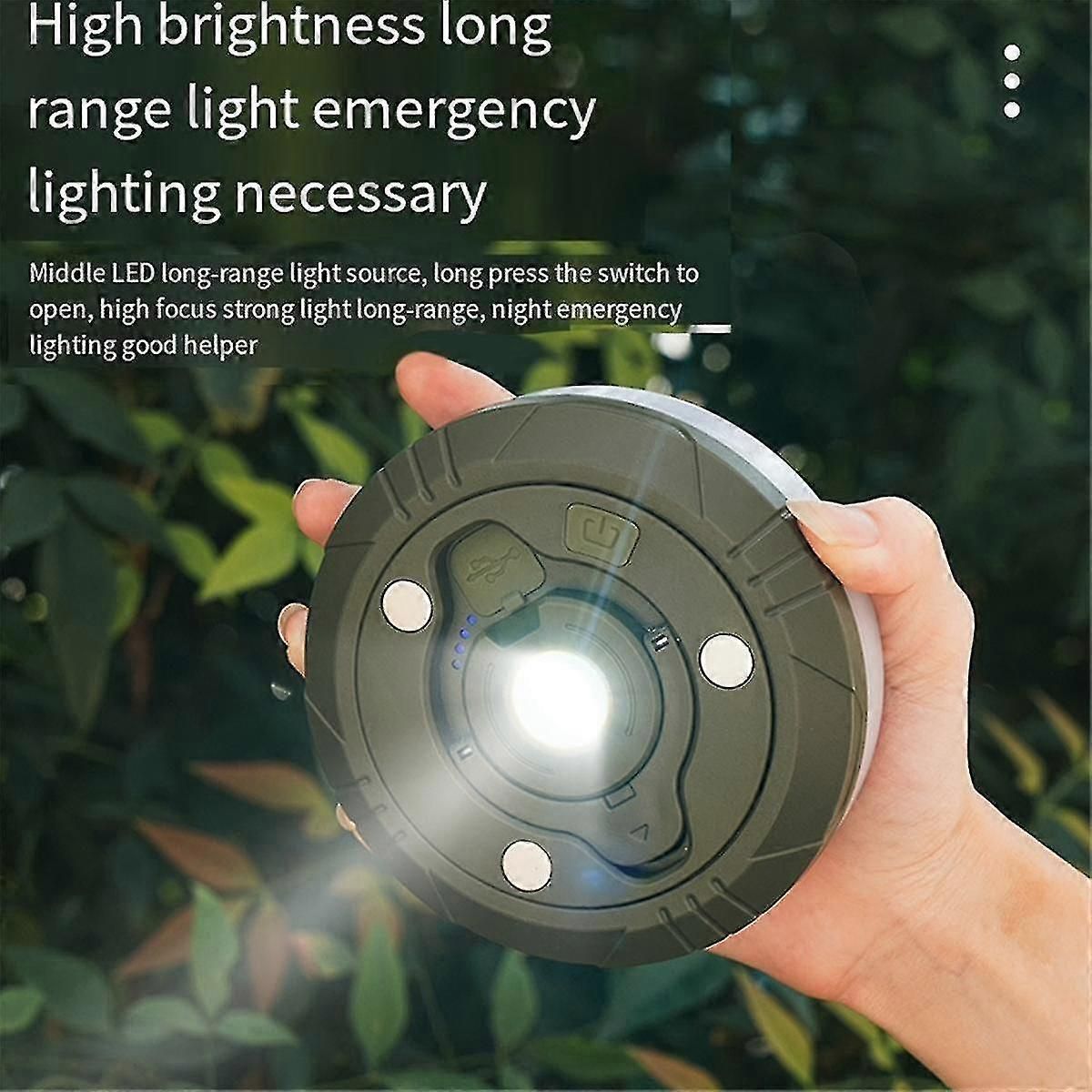 Rechargeable Camping Lantern With String Lights and Power Bank