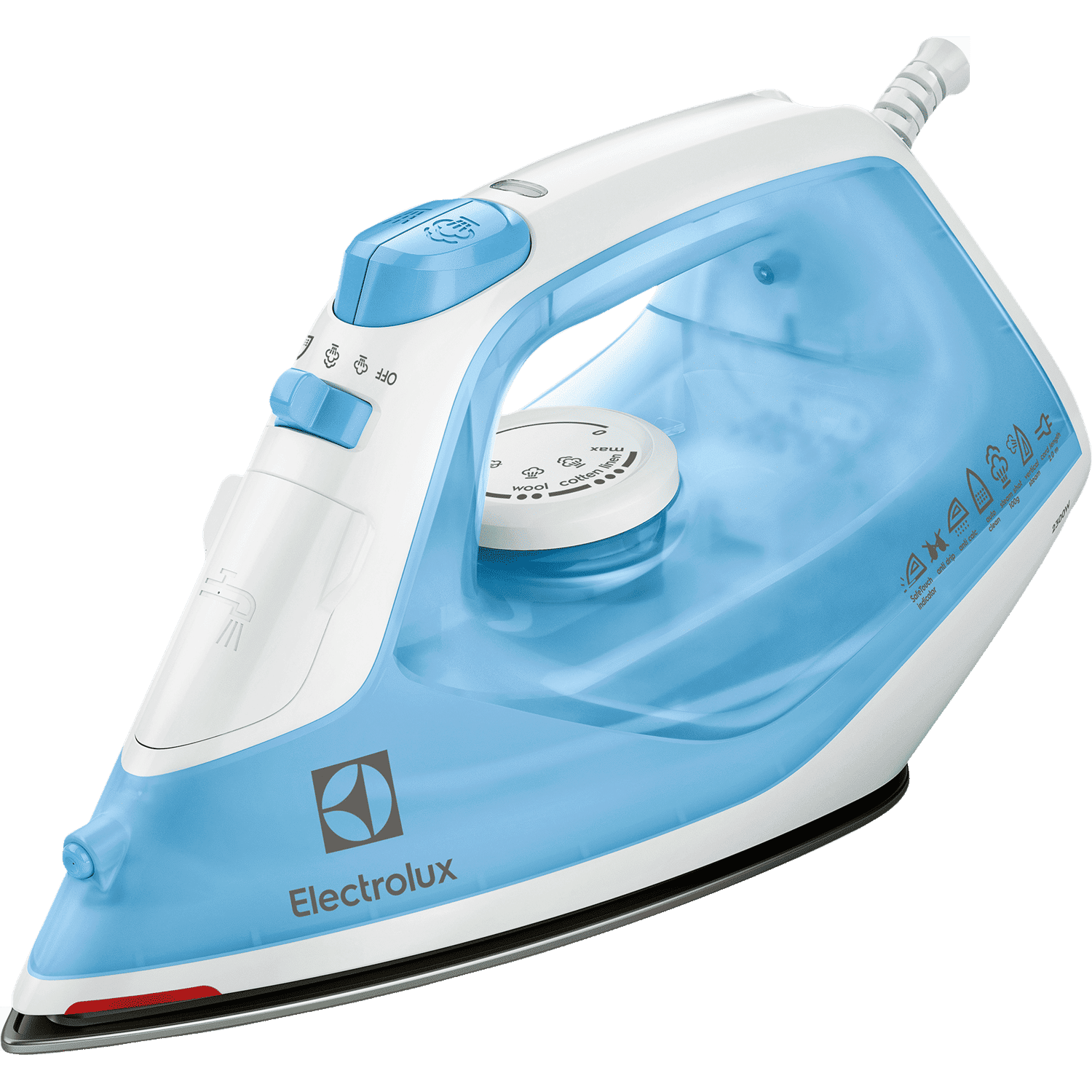 Electrolux EasyLine Steam Iron 2300W, Blue-EDB1730