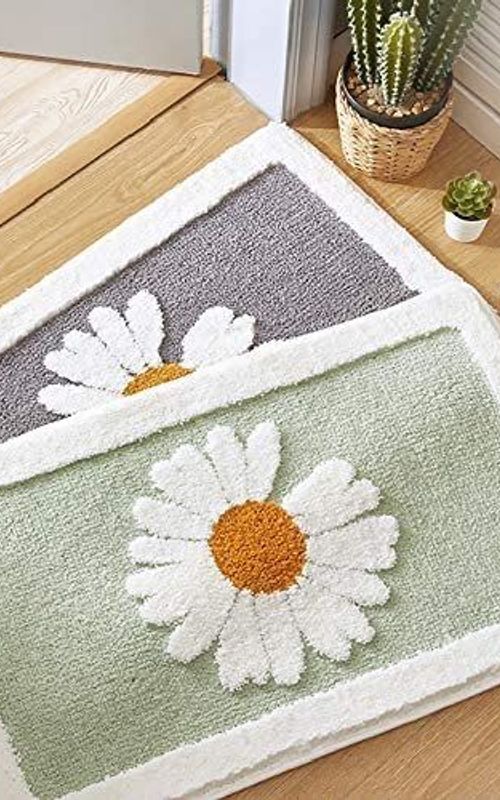 AIESY® Beautiful Luxury Ultra Soft Microfiber Shaggy Bath Mats