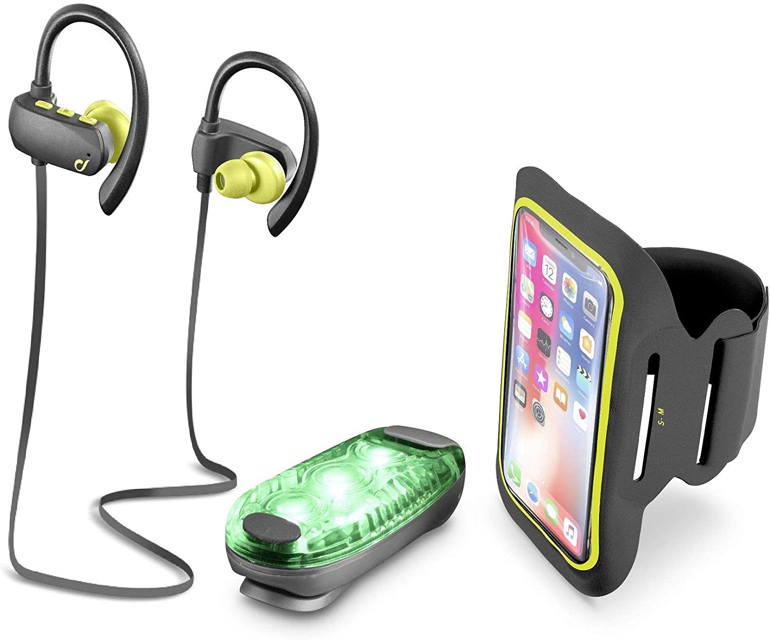 Cellularline 3IN1 SPORT HEADSET KIT BLACK