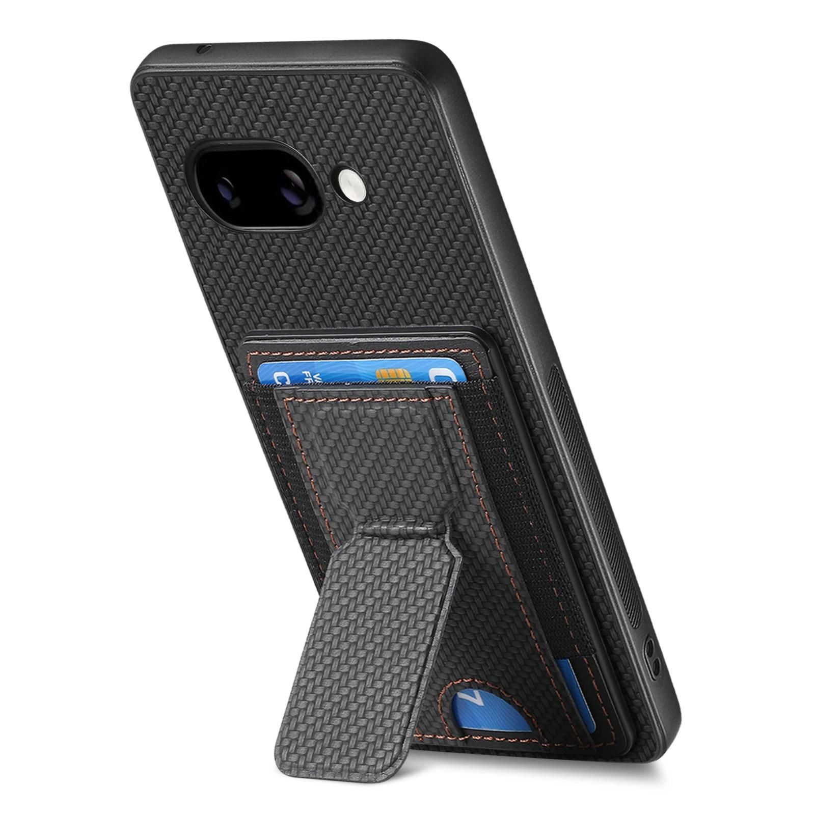 Carbon Fiber Stand Case For Google Pixel 9a