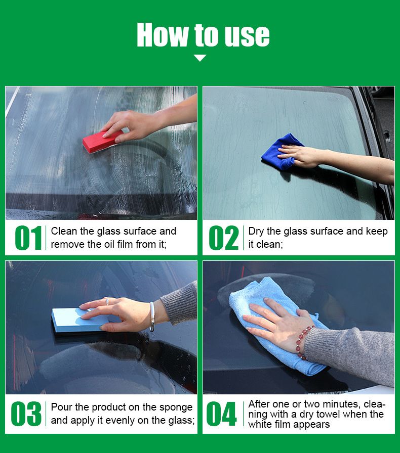 260ml Car Liquid Glass Coating Agent Hydrophobic Water Rain Repellent Spray
