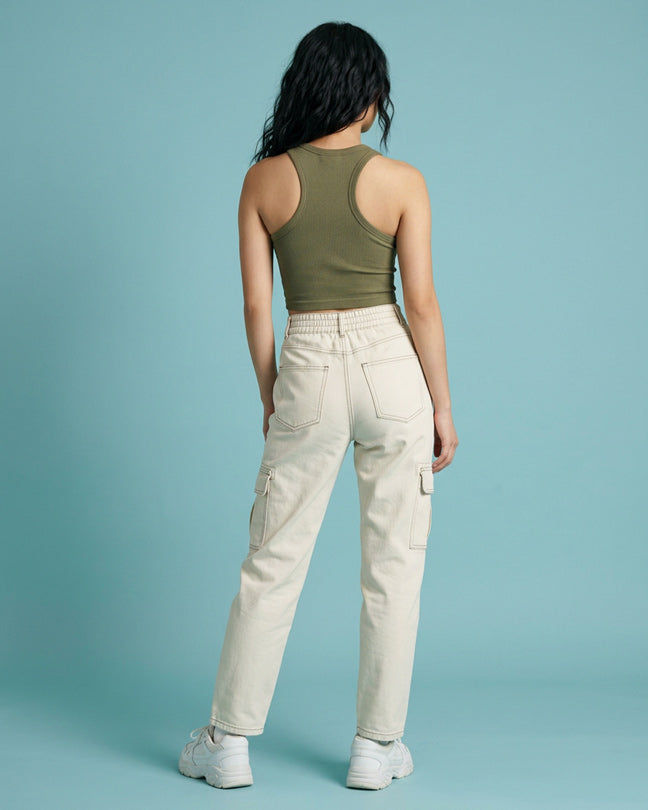 Urban Outfitters white UFO pant