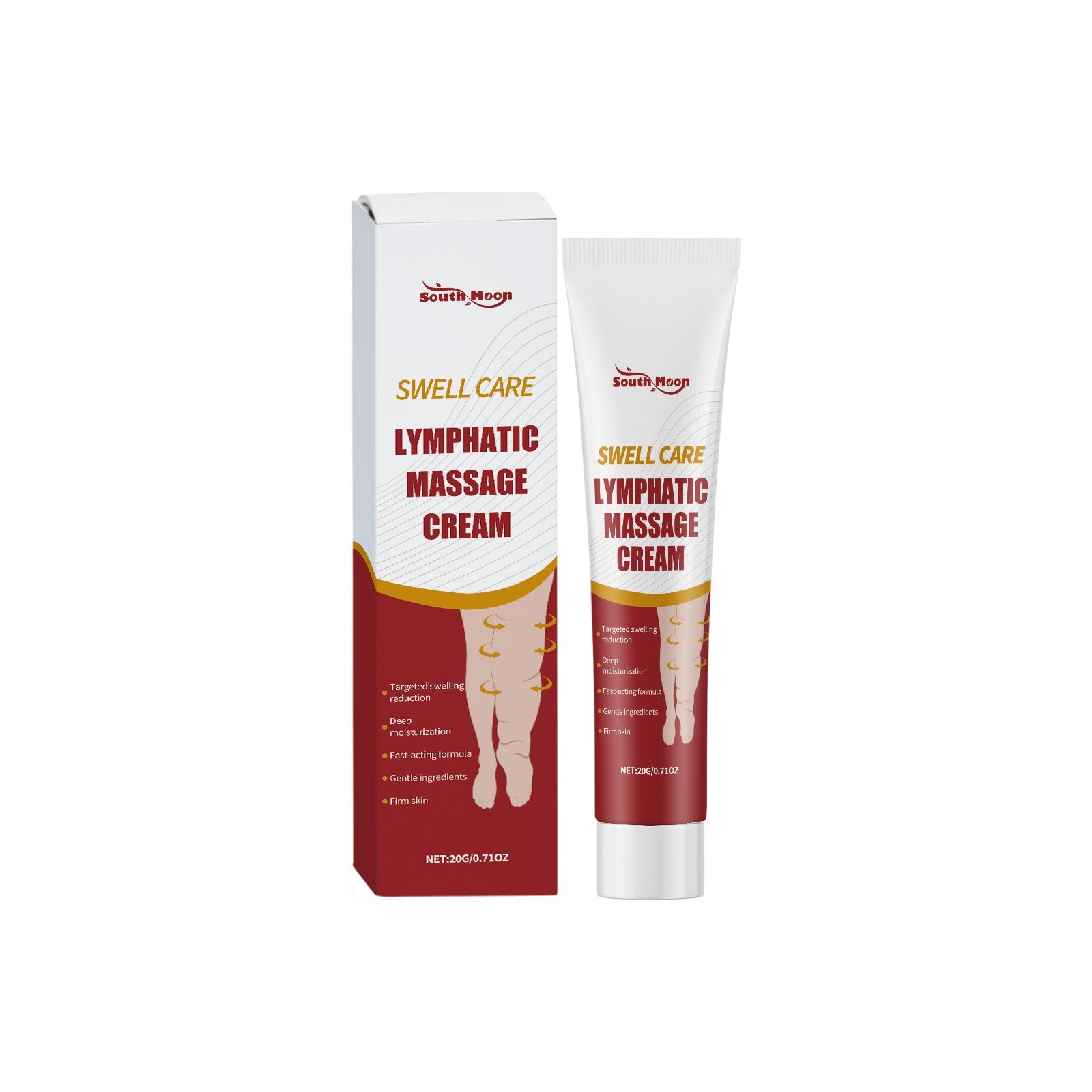 Body Care Cream for Legs, Lymphatic Relief, Moisturizing, Anti-Varicose ,20g