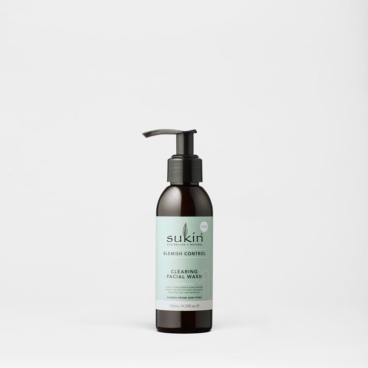 Sukin Blemish Control Clearing Facial Wash 125Ml