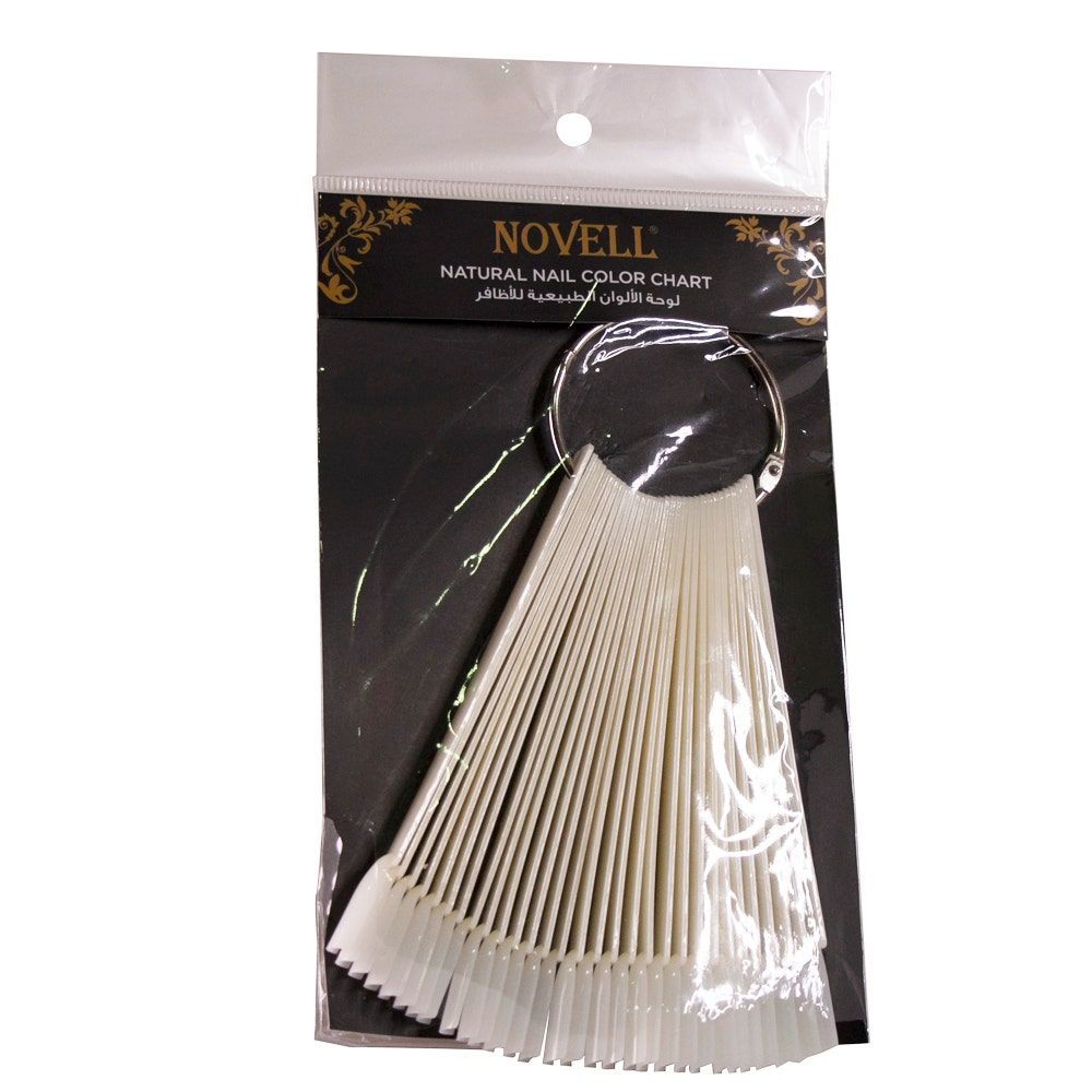 Novell Color Chart Nail Natural, 30Pcs per Ring