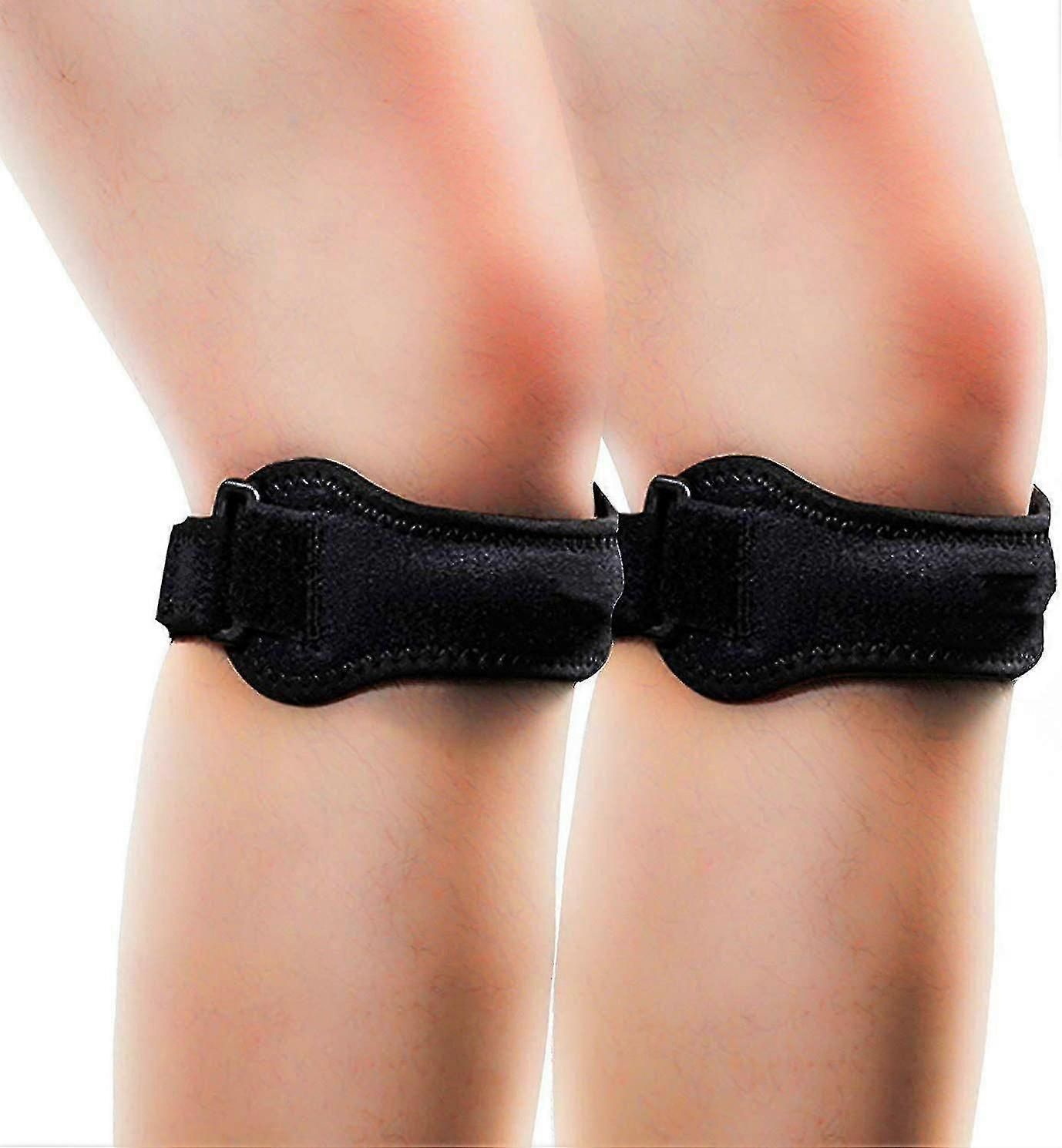 2 Pack Knee Pain Relief Stabilizer Knee S B For Hi, Soccer, Basketball, Running, Jumpers Knee, Tennis, Volleyball Squa