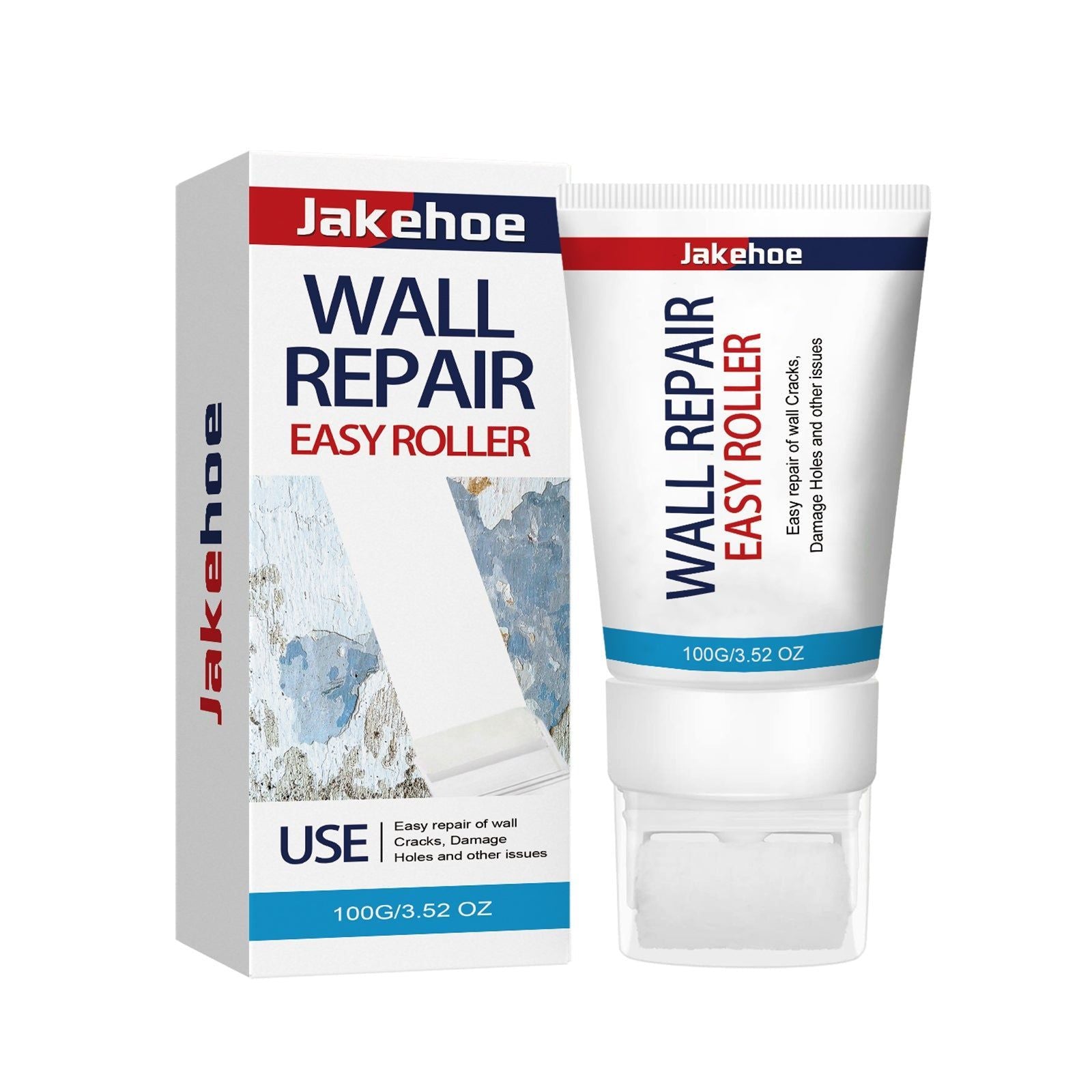 Wall Finish Repair Paste, Waterproof, Anti-Crack, Easy Seamless Wall Fix ,100g