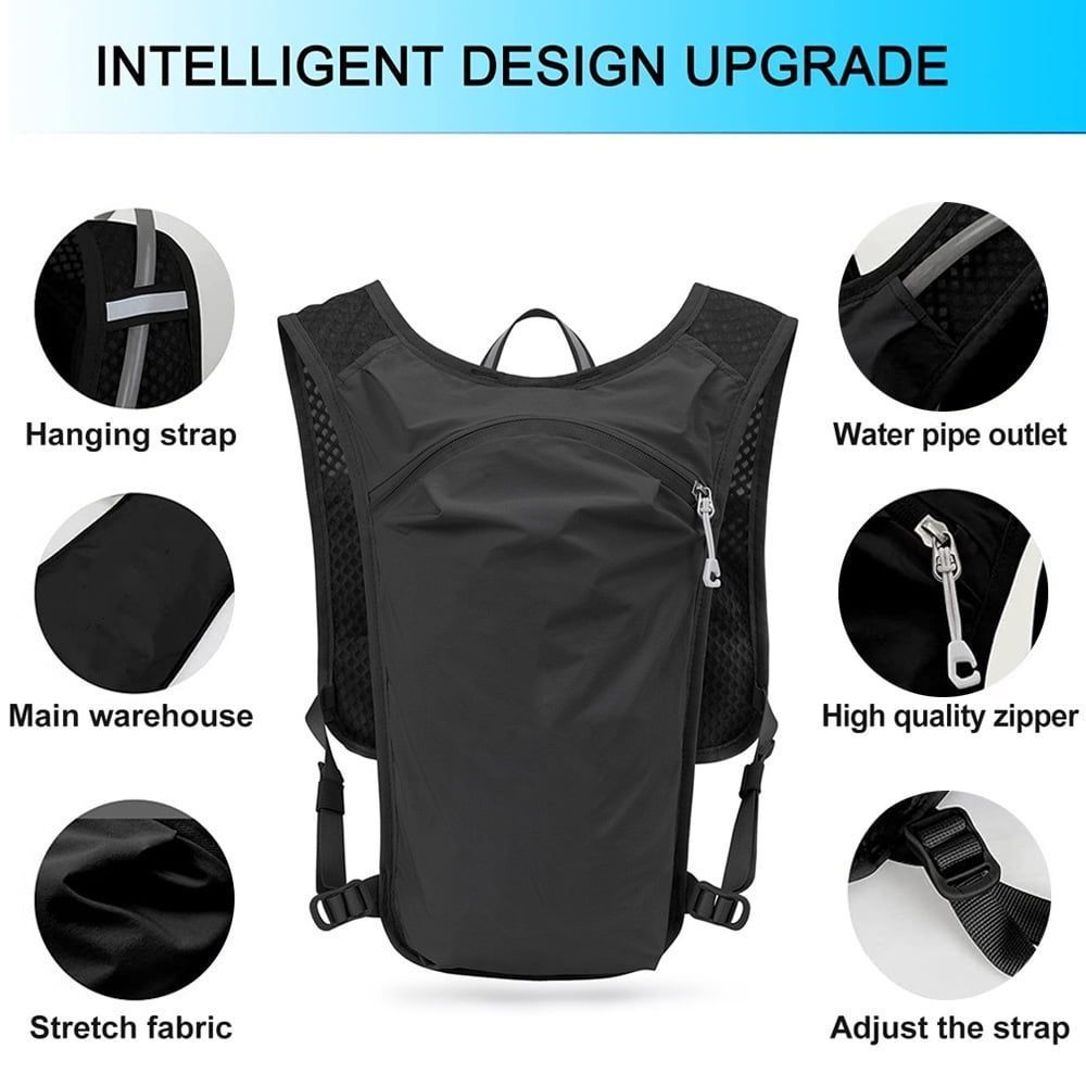 Running Hydration Vest Water Backpack Hydration Pack for Cycling Running Hunting