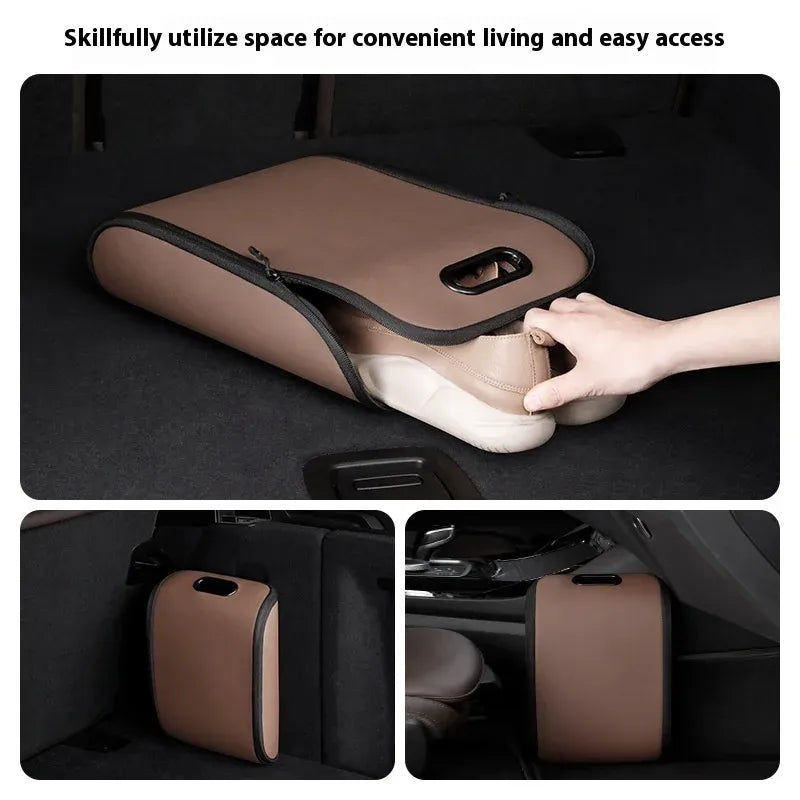 Car Shoes Organizer Front Seat Car Interior Accessories Trunk Shoe Storage Box