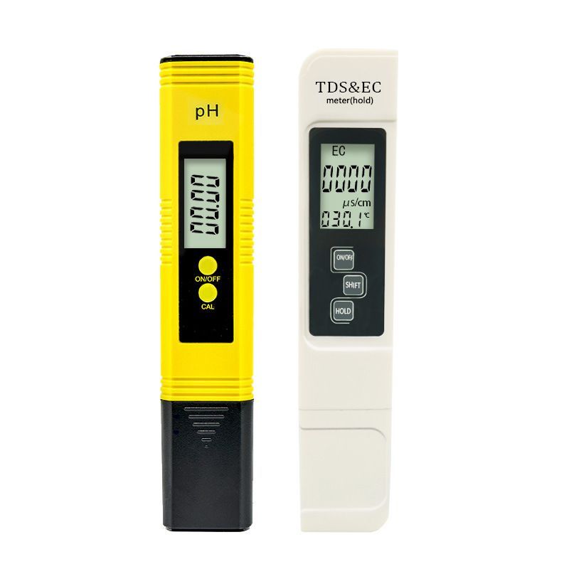 2pcs Digital PH Meter TDS EC Temperature Water Quality Test Pen 3 In 1 Set