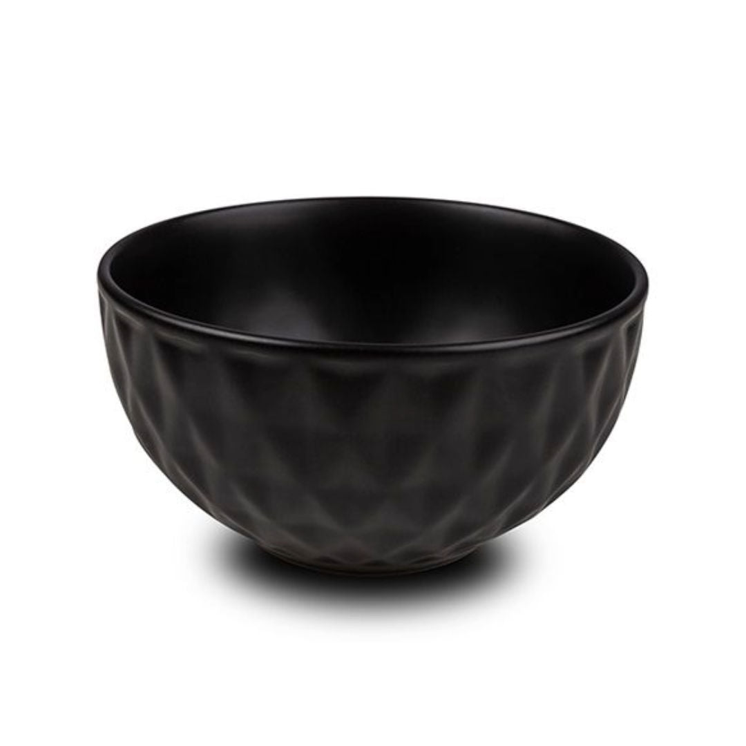 NAVA Stoneware Cereal Bowl Soho Classic, Black, 14cm