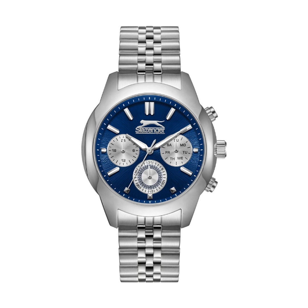 Slazenger Men's 43 MM Multi-Function Stainless Steel Watch