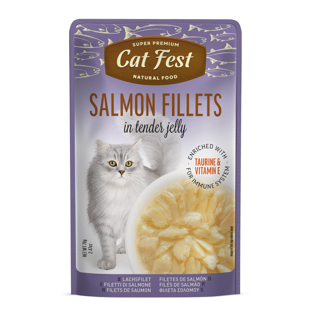 Cat Fest Fillets In Tender Jelly For Cats, 70g