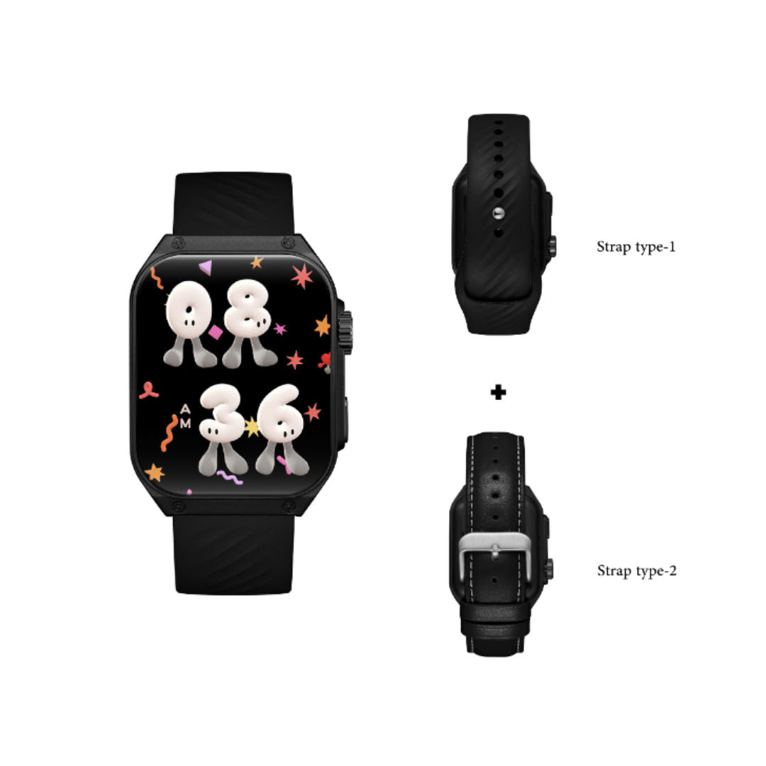 Kenneth Scott Unisex Smart Touch Screen Watch, Multi Function Smartwatch, KCRV10 Series