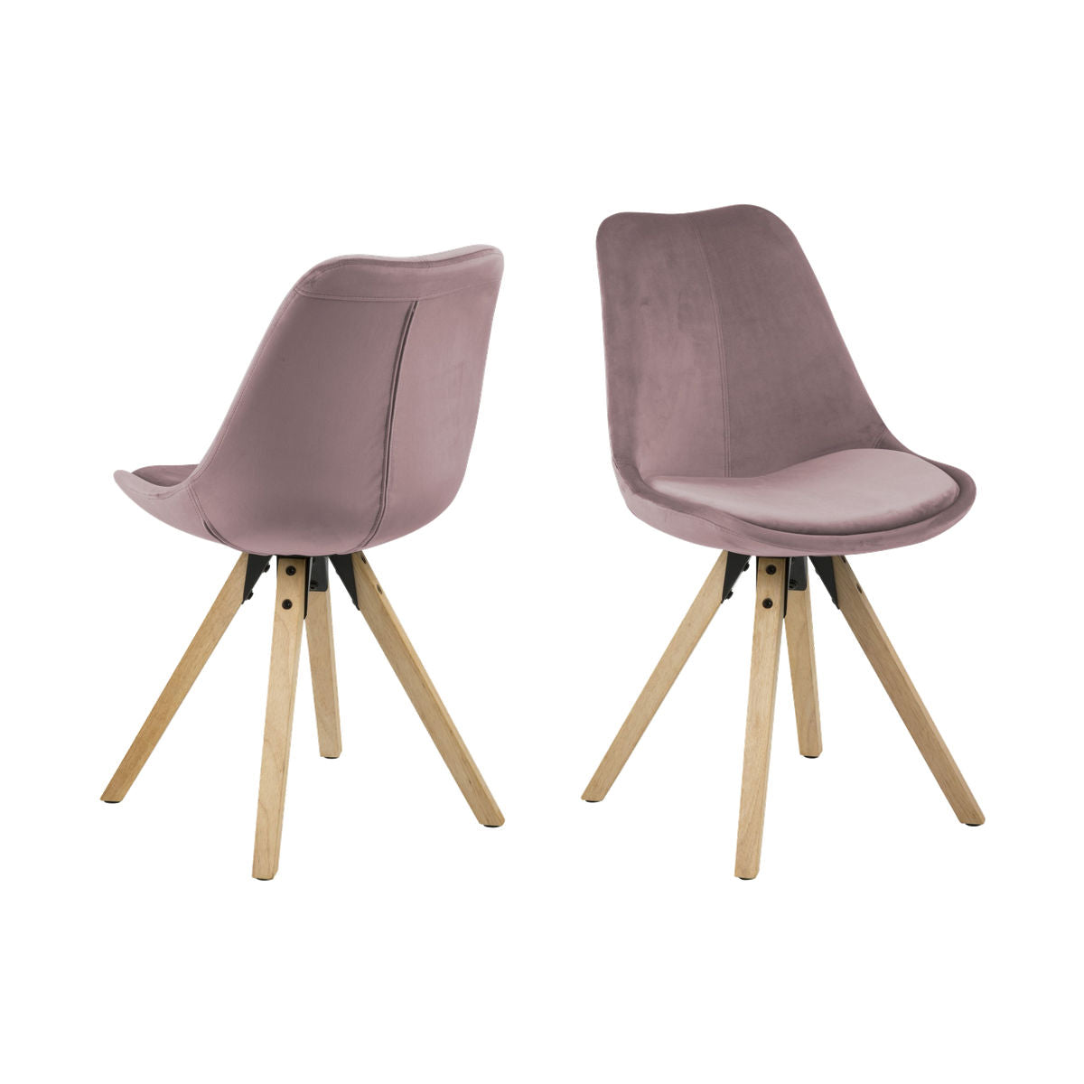 Dima Dining Chair with Wooden Legs