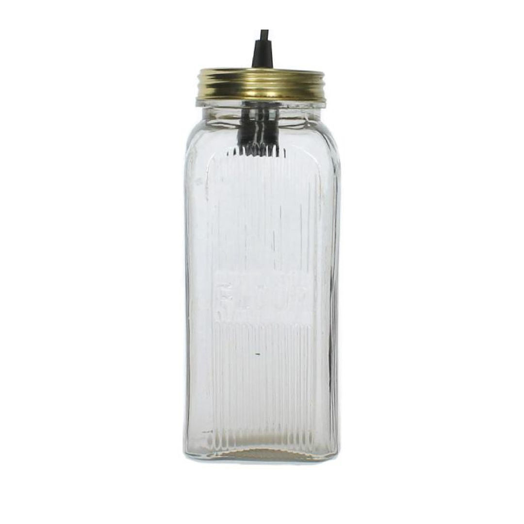 Clear Glass Table Lamp