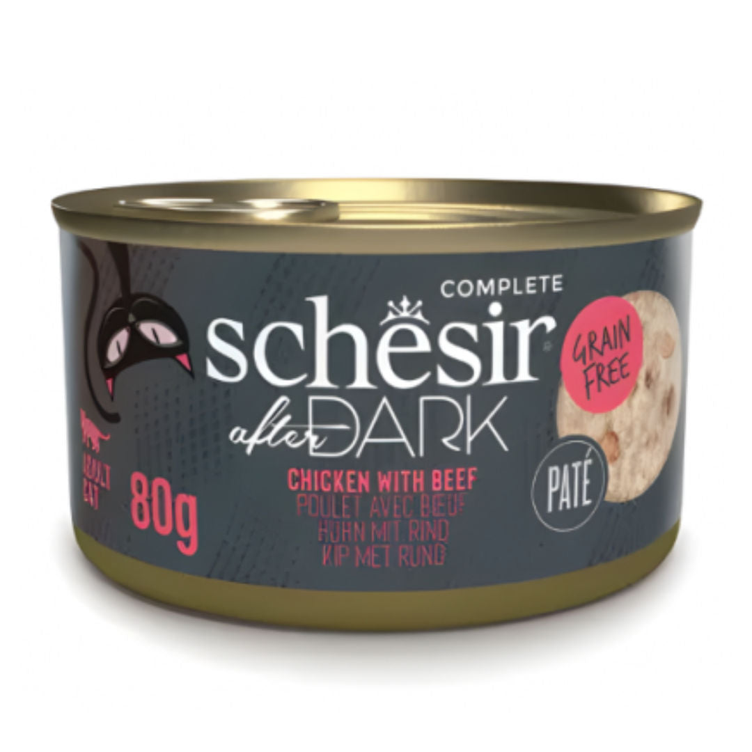Schesir After Dark Pate For Adult Cat, 80gm
