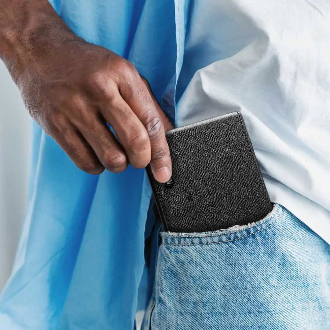 Levelo Billfold Mens Genuine Leather Wallet