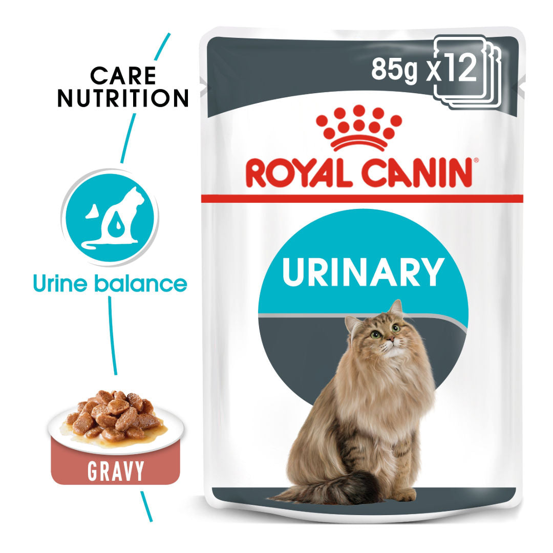 Royal Canin Feline Care Nutrition Urinary Care Wet Cat Food Pouches, 12x85gm
