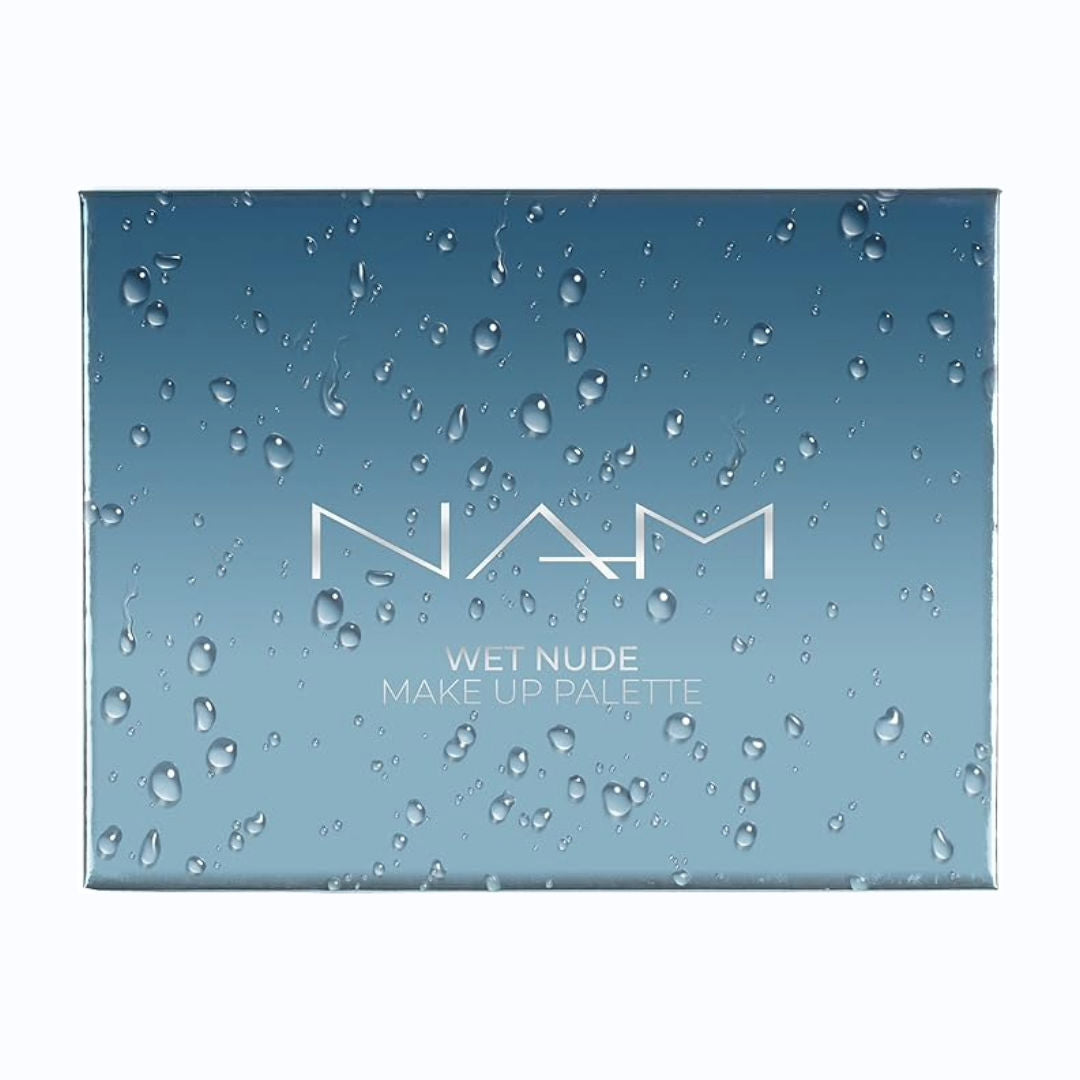 NAM Makeup Eyeshadow Palette with Blush and Highlighter, 17.5gm