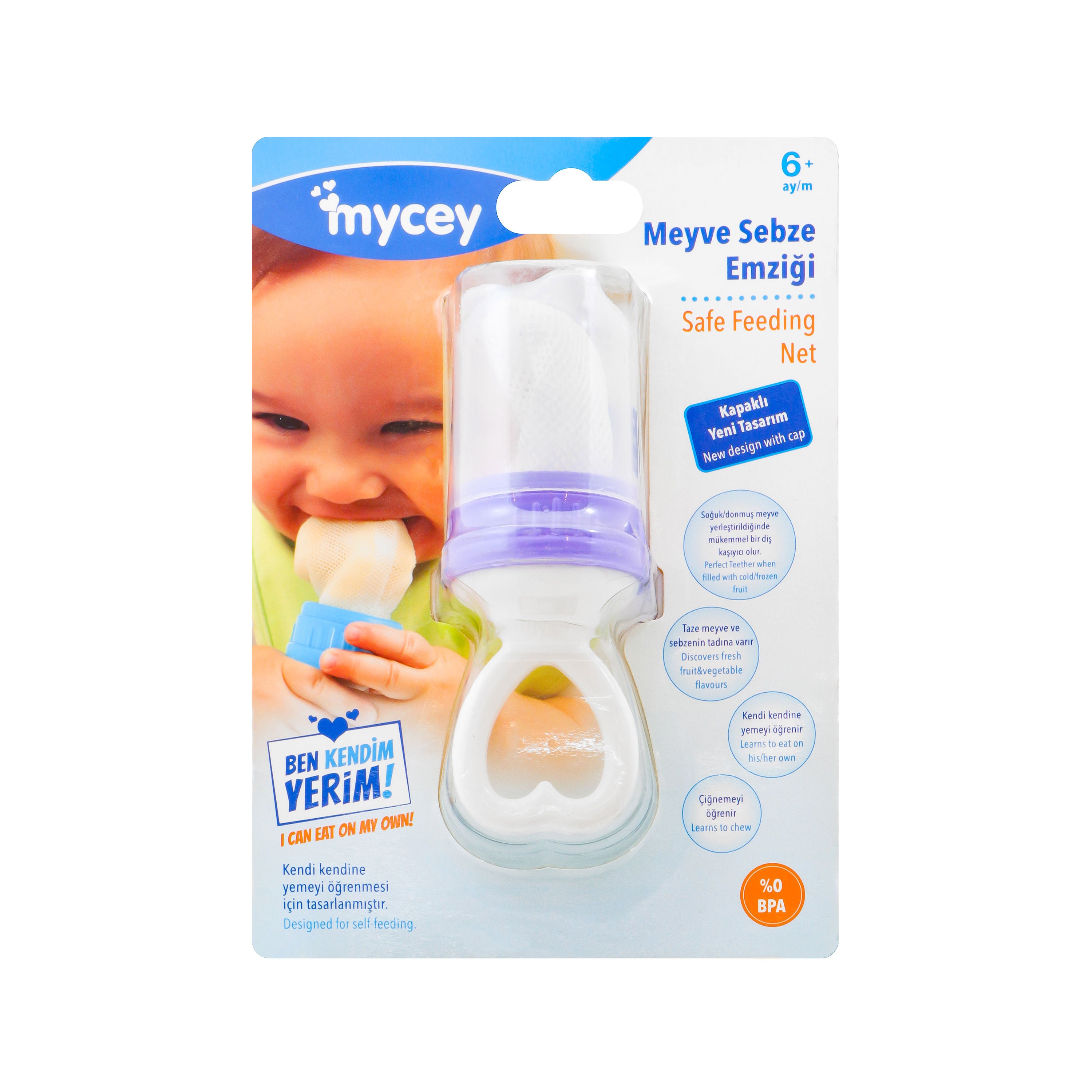 Mycey Safe Feeding Net, Lila, Tcm05007