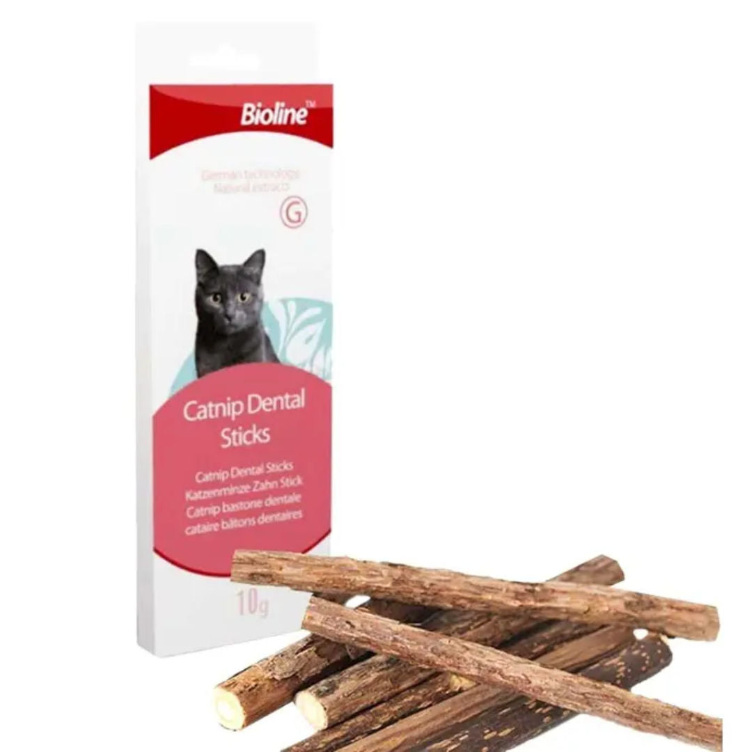 Bioline Catnip Dental Sticks, 10gm
