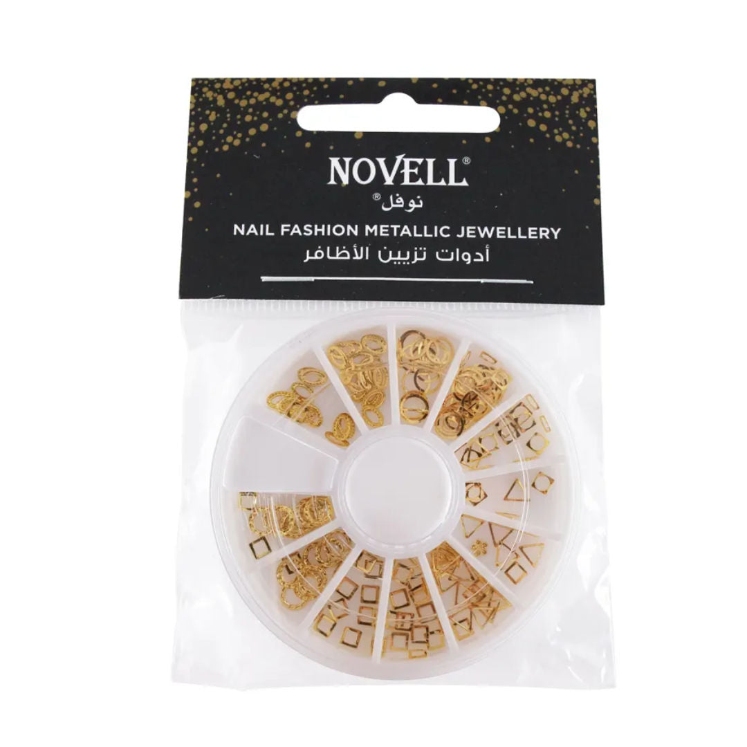 NOVELL Nail Fashion Metalic Jewellry Art