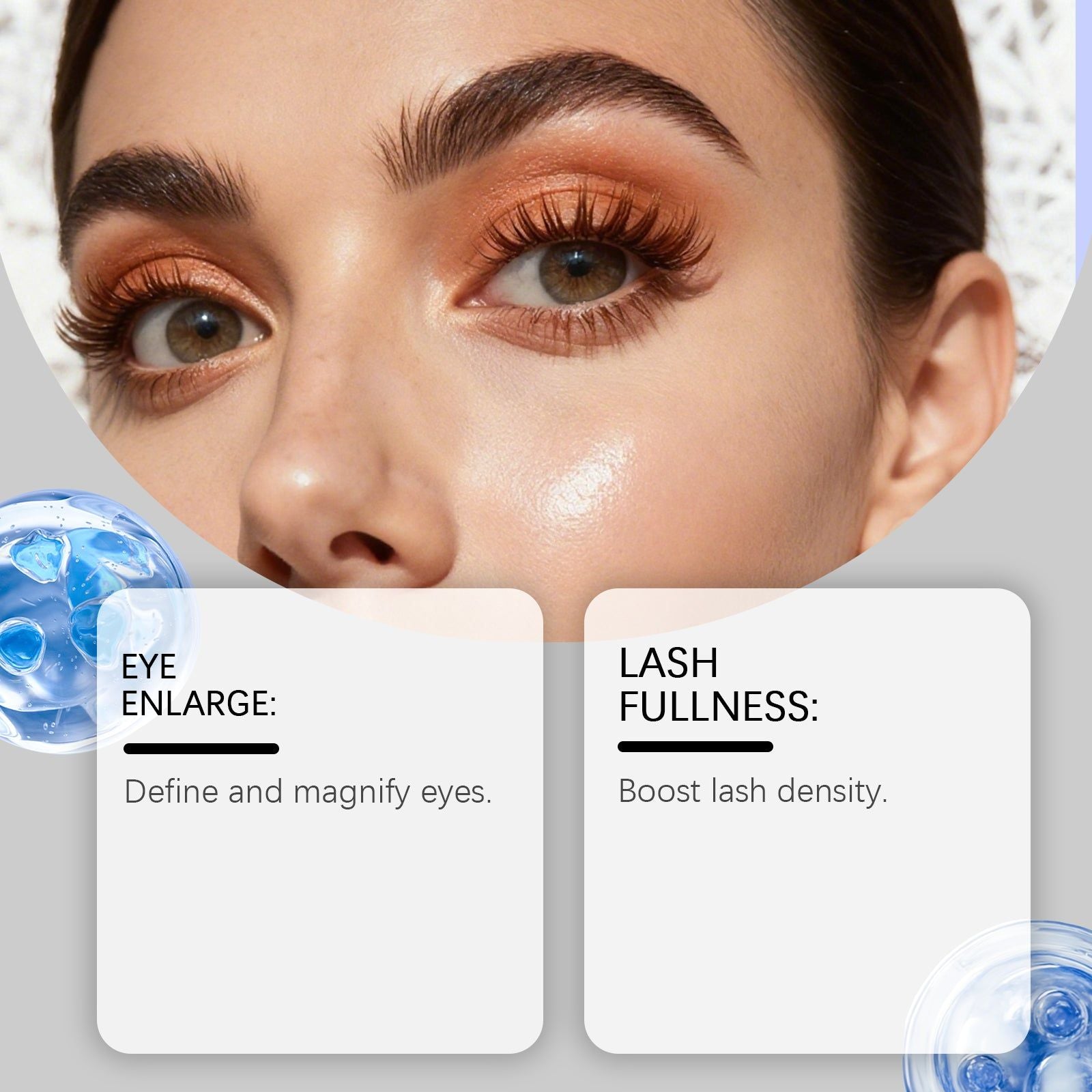 Brown Curly Mascara, Voluminous, Smudge-Proof, Natural Curl, Eye-Enhancing ,5g