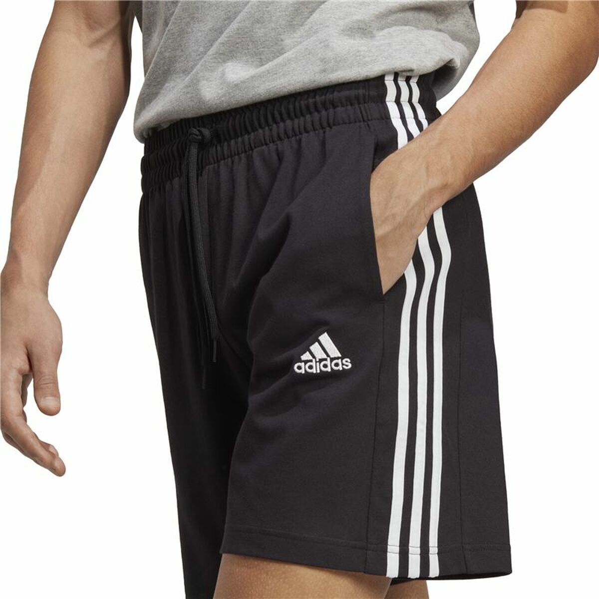 Sports Shorts Adidas 3S Sj 7 Sho Black