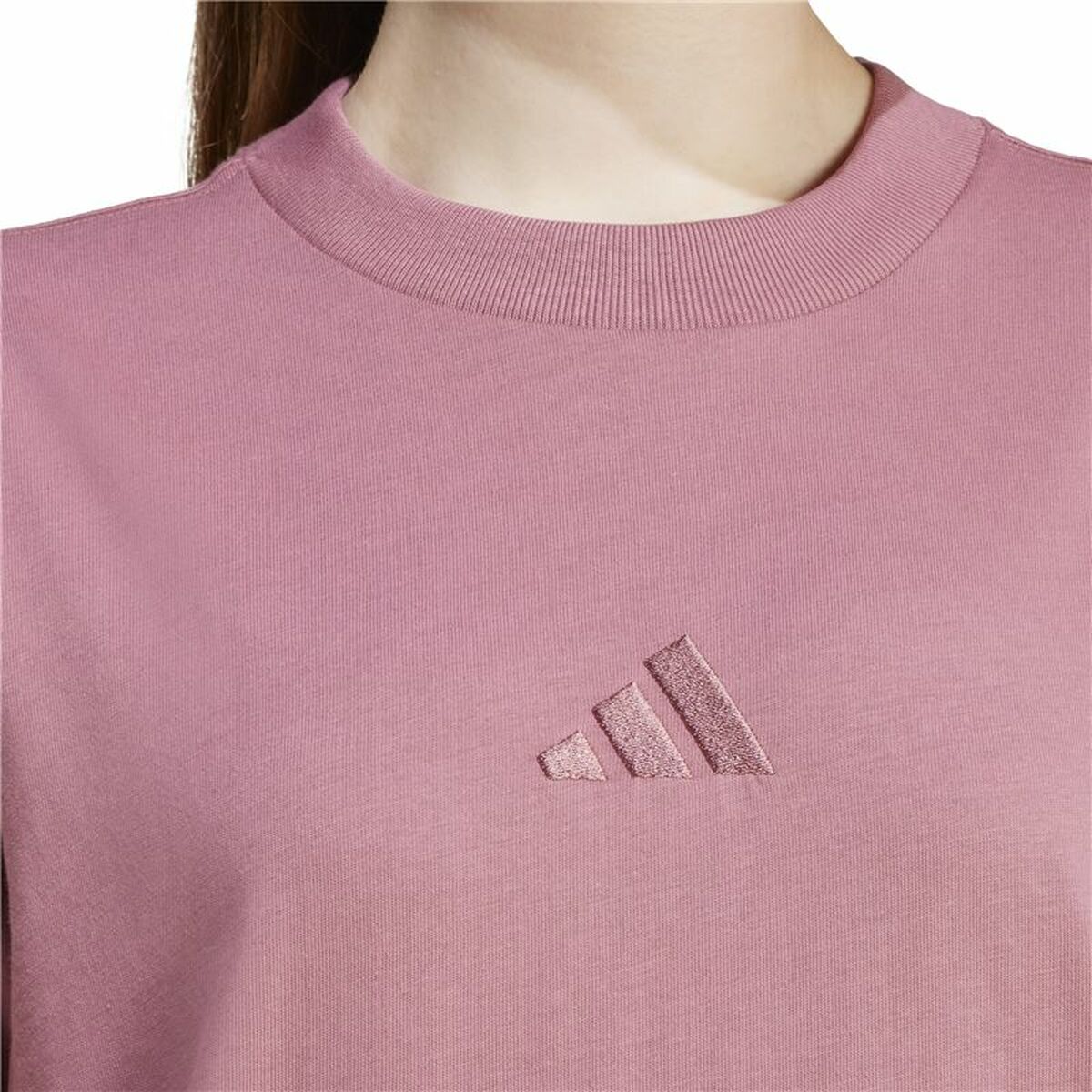 Women’s Short Sleeve T-Shirt Adidas All Szn Loose Pink