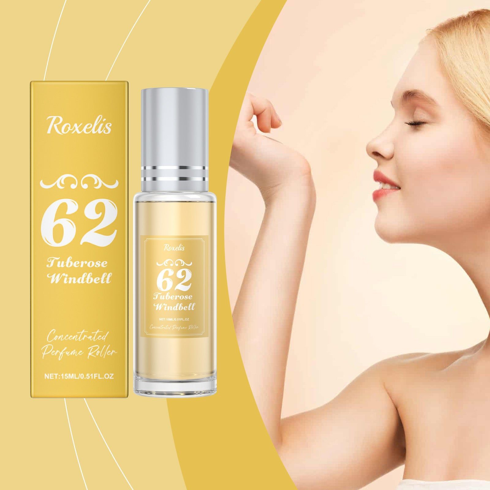 Brazilian Charm Perfume, Fresh Elegant Fragrance for Daily Couples, Romantic Scent ,15ml