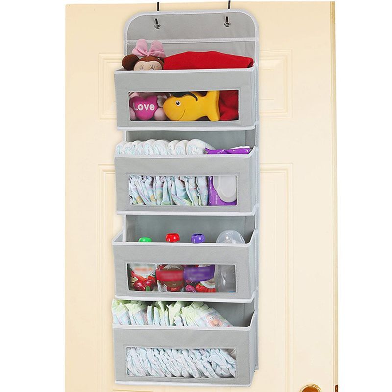 Door Hanging Organizer Wall Mount Storage Bag For Toy Cosmetic Underwear