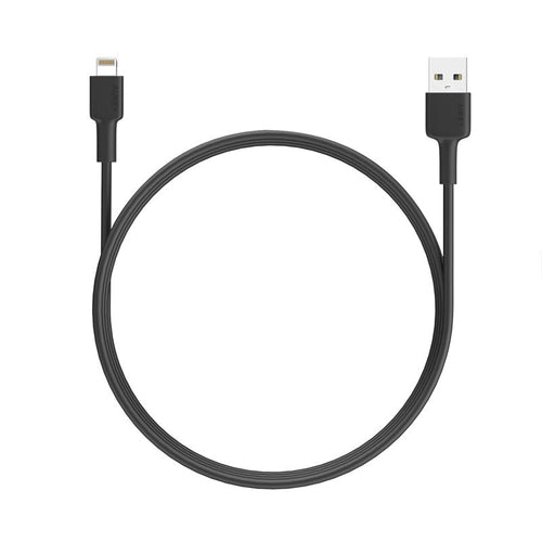 Aukey CB-BAL7 USB A-Lightning Nylon Braided MFI Cable 0.9m - White