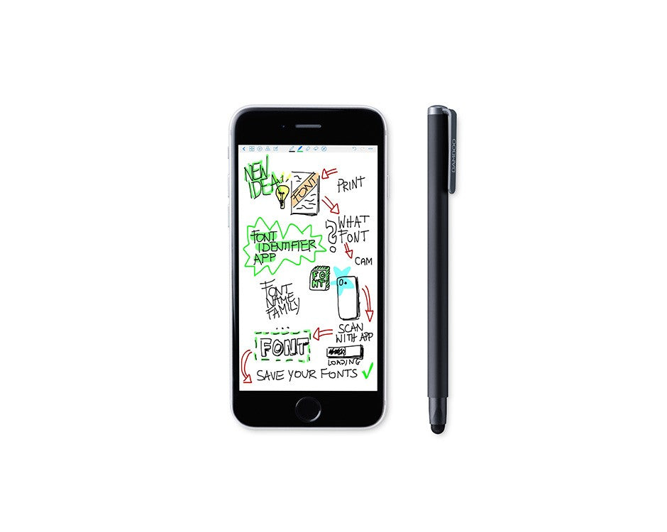 WACOM CS-190 Bamboo Stylus solo4 أسود