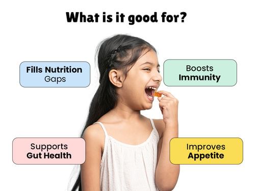 Little Joys Multivitamin gummies 7+ Strawberry Flavour 30 Gummies