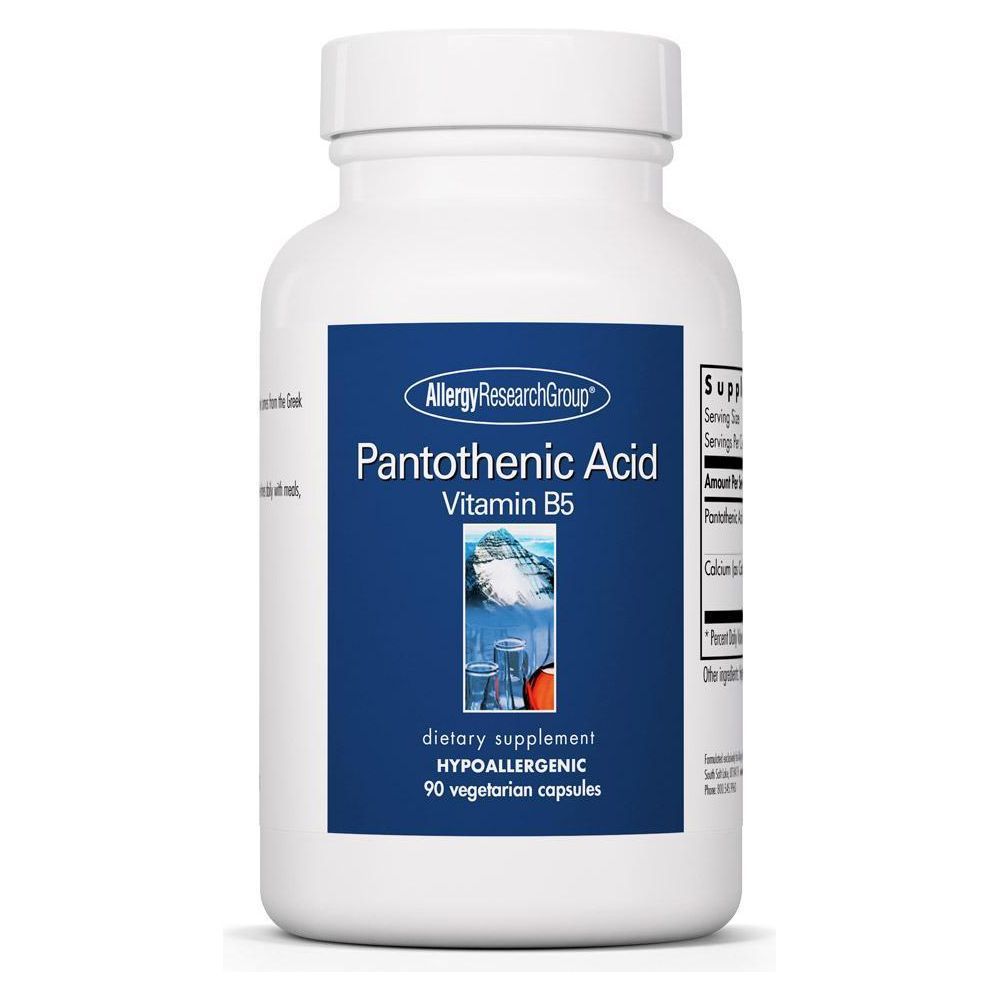 Allergy Research Pantothenic Acid (Vitamin B5)  90Caps