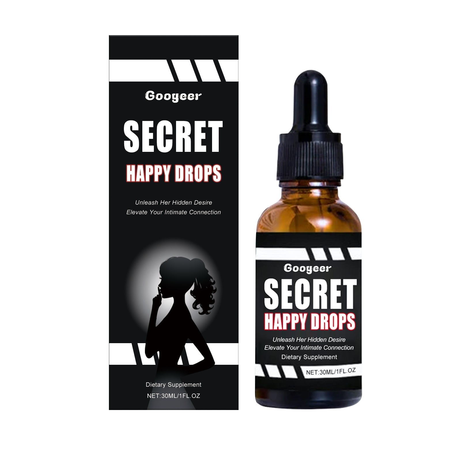 Secret Happiness Drops for Body Care, Boost Intimacy, Enhance Energy, Natural Wellness ,30ml