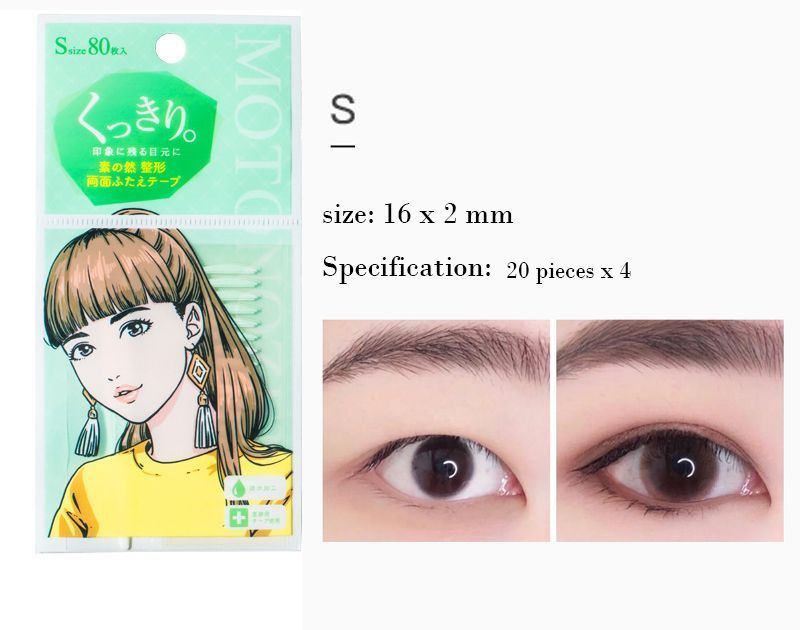 Double Eyelid Tape With Tool Invisible Natural Double Eyelid Tape Enlarge Eyes