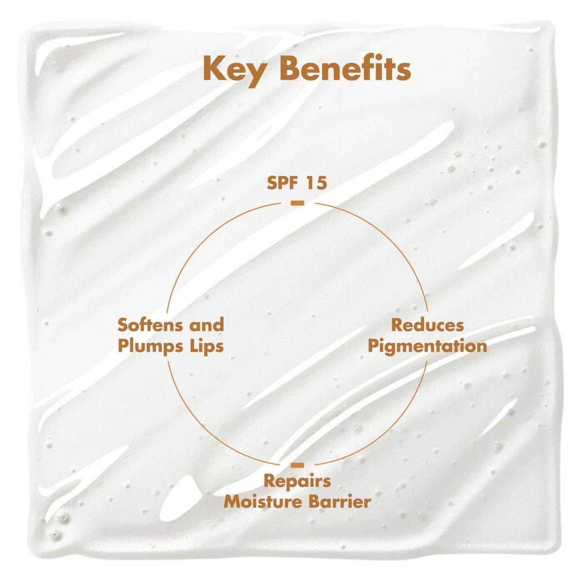 Conscious Chemist Peptide Lip Balm - Lush Lips with SPF15 | 15g | Vanilla Creme