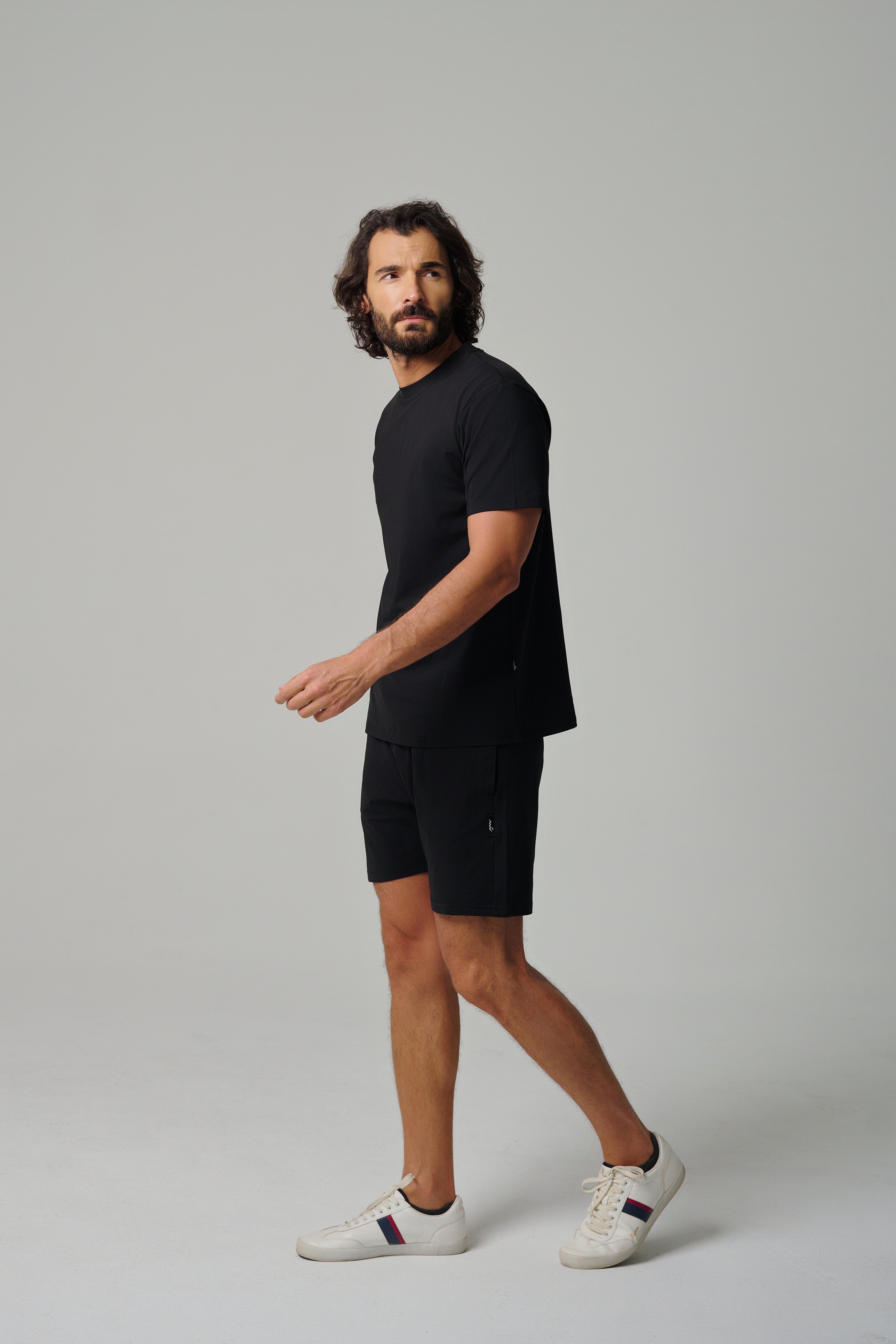 Regular Fit Men T-Shirt - Black