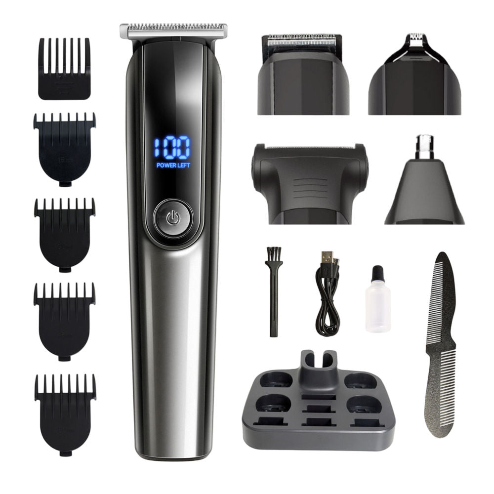 5-in-1 Grooming Kit with LCD Display
