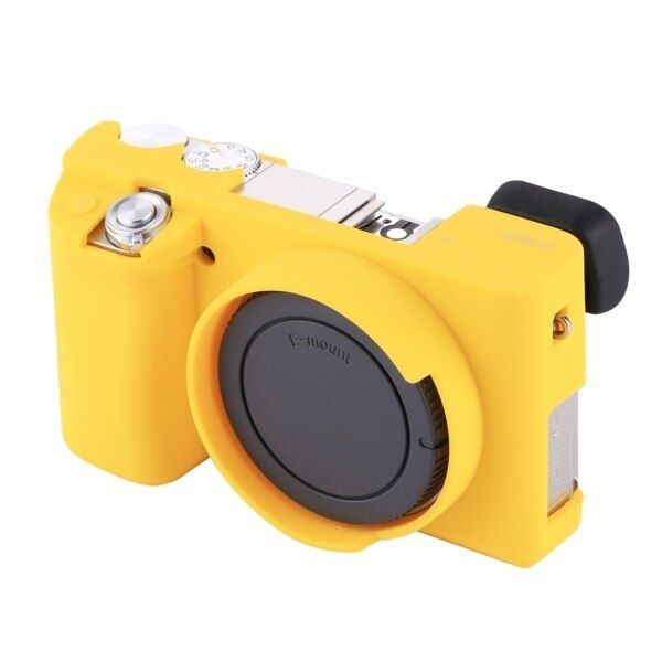 Hungry Soft Silicone Rubber Camera Body Protective Skin Case for Sony A6600 / IL