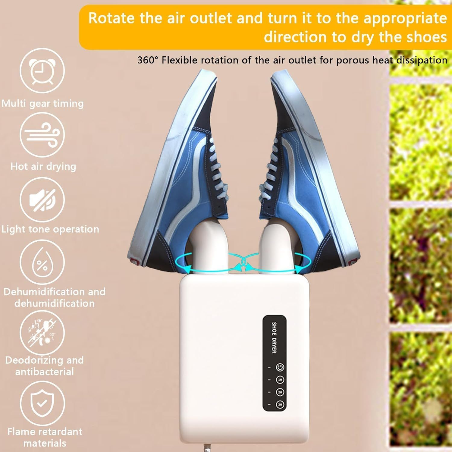 Shoe Dryer Electric Foot Warmer Wall Mounting Shoe Heater Glove Dryer