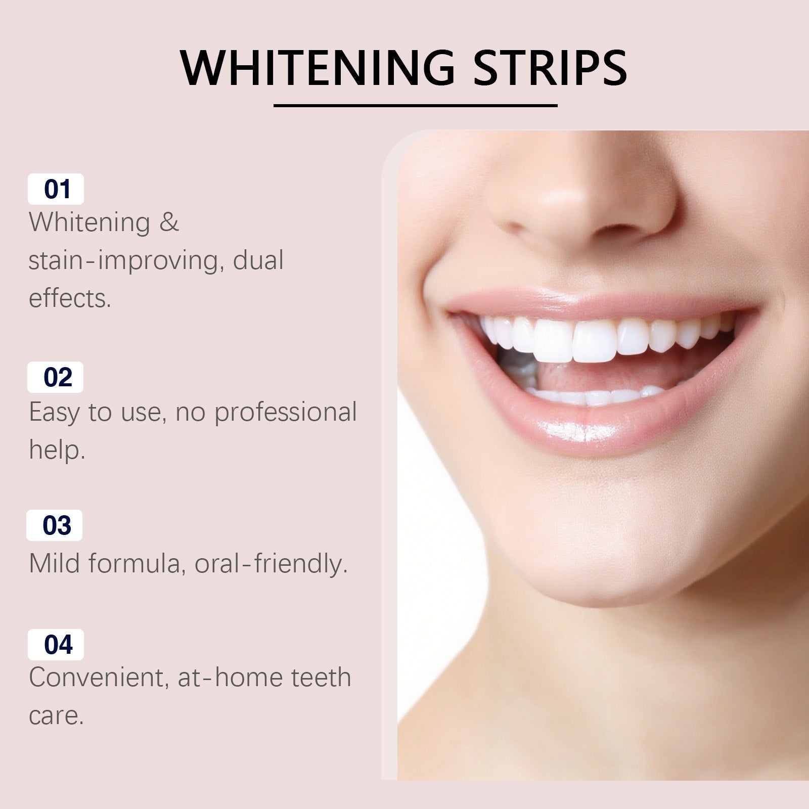 Brighten Your Smile with Dental Strips, Gentle, Easy, Daily Freshness ,7pieces