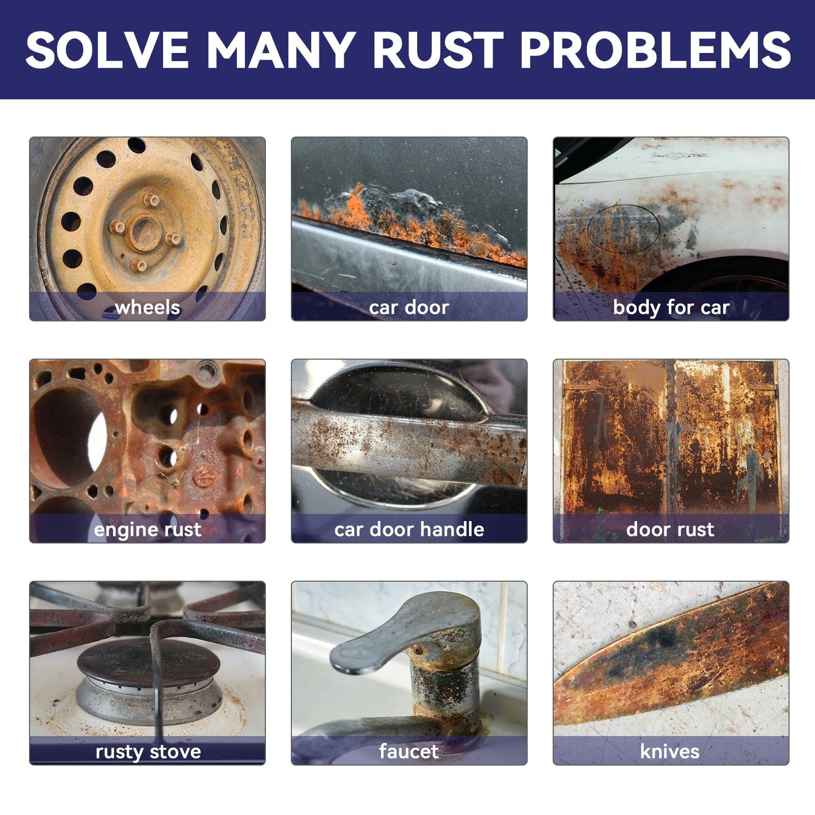 Ultimate Automobile Rust Removal Spray, Rustproofing, Car Maintenance, Extend Metal Life ,80ml